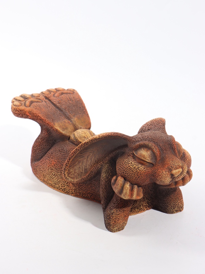 Фигурка декоративная «Заяц Людвиг», 33×15×13 см, трюфельная