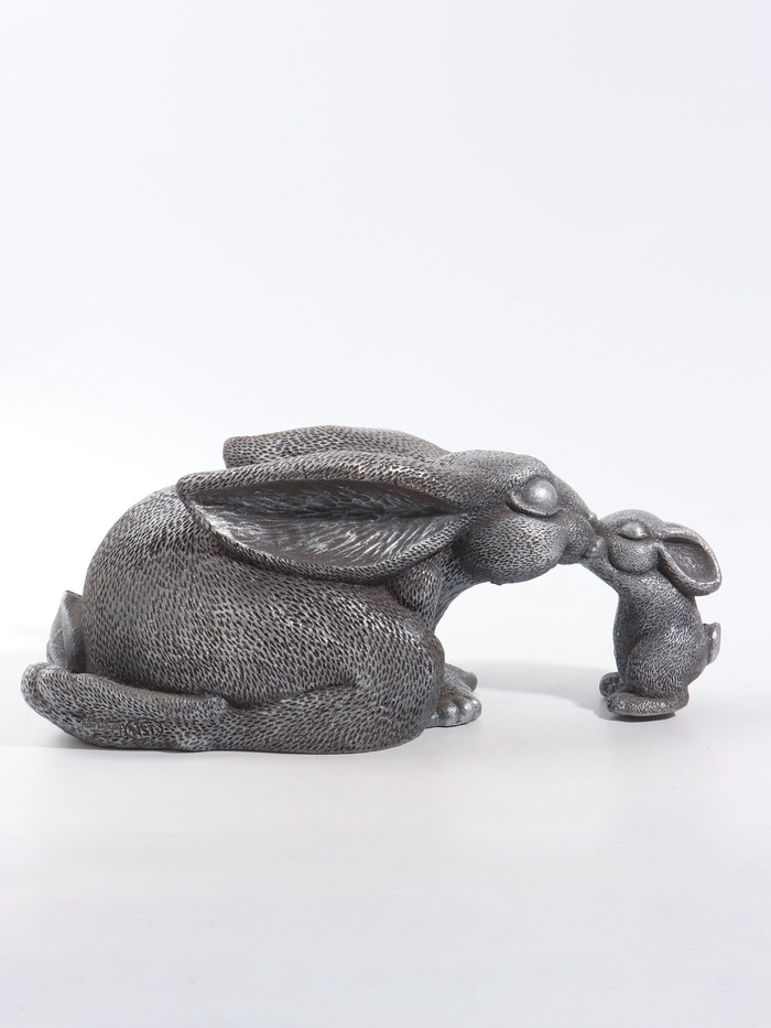 Фигурка декоративная «Нежность», 14×15×35 см, серебро