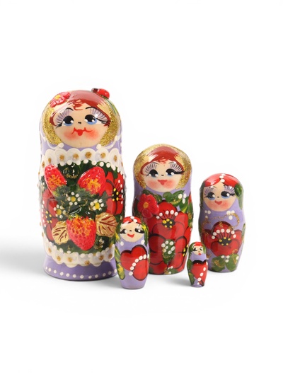 Матрешка «Таня», 5 шт., h=11 см