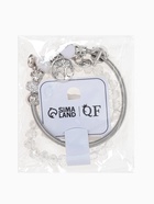 Браслет «Марджери» дерево, хрусталики (набор 2 шт.), бусины №8, белый в серебре, d=6 см 11021759