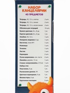 Набор первоклассника, 40 предметов, «Буки Бяки» 10959969