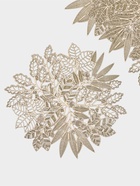 Салфетки сервировочные Доляна Ashberry, 38×38 см, 4 шт., золото 10994164