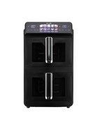 УЦЕНКА Аэрогриль ELTRONIC 777-03, 2 чаши по 6 л, 2600 Вт, 10 программ, 80-200°C, таймер до 60 мин, чёрный - Фото 1