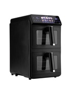УЦЕНКА Аэрогриль ELTRONIC 777-03, 2 чаши по 6 л, 2600 Вт, 10 программ, 80-200°C, таймер до 60 мин, чёрный - Фото 2