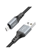 УЦЕНКА Кабель Hoco X92, MicroUSB - USB, 2.4 А, 3 м, оплётка силикон, чёрный - Фото 4
