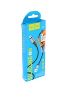 УЦЕНКА Кабель Hoco X92, MicroUSB - USB, 2.4 А, 3 м, оплётка силикон, чёрный - Фото 7