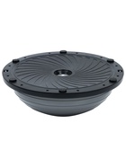 УЦЕНКА Полусфера BOSU гимнастическая ONLYTOP, с насосом, 46×20 см, серая (без ручек) - Фото 6