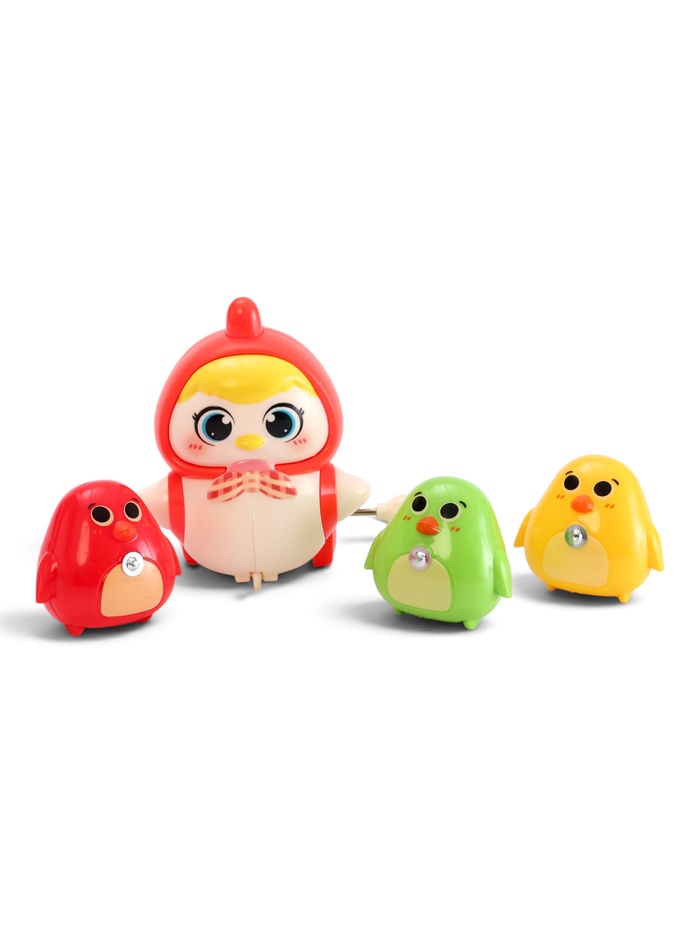 Заводная игрушка «Курочка с цыплятками»
