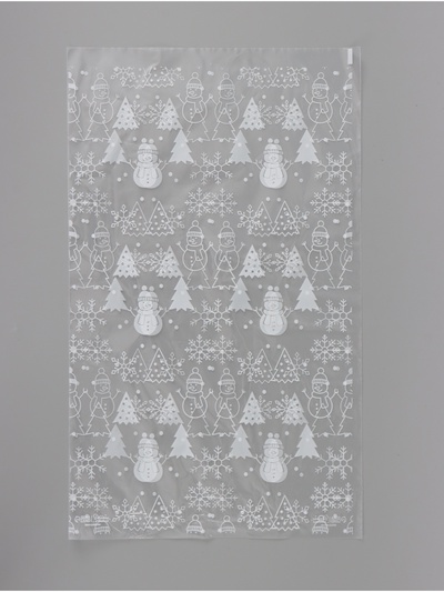 Пакет подарочный «Веселые снеговики», 25×40 см
