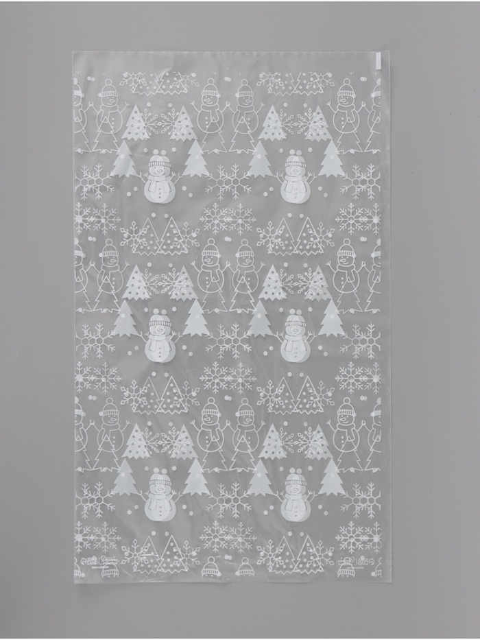 Пакет подарочный «Веселые снеговики», 25×40 см - Фото 1