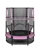 УЦЕНКА Батут ONLYTOP, d=140 см, высота сетки 125 см, розовый - Фото 6