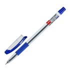 Ручка шариковая Cello Slimo Grip, узел 0.7 мм, резиновый упор, чернила синие, корпус прозрочный - Фото 5