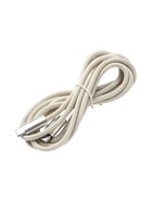 Кабель Type-C-Type-C, 3 А, 1.8 м, TPE, серый 11030296