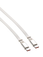 Кабель Type-C-Type-C, 2 А, автоматическое сворачивание, 1 м, белый 11030297