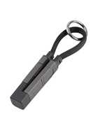 Кабель Type-C - USB, Type-C, 3 А, 10 см, чёрный - Фото 2
