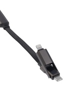 Кабель Type-C - USB, Type-C, 3 А, 10 см, чёрный - Фото 4