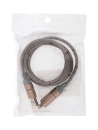 Кабель 2 Type-C - USB, Lighting, 3 А, 1 м, серый - Фото 5