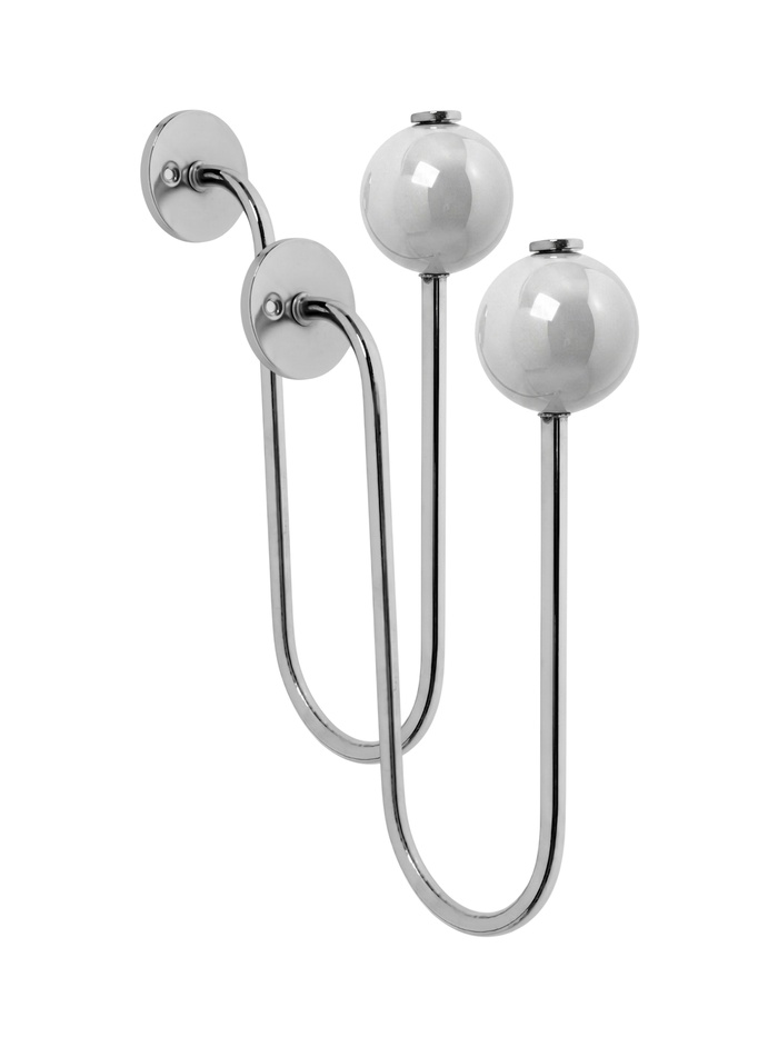 Крючок - держатель для штор CAPPIO KS056, хром, 2 шт.