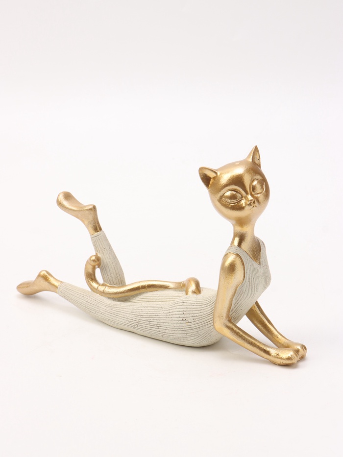 Фигура интерьерная «Кошка в комбинезоне», 22×4.5×13 см