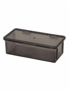 Пенал для карандашей пластиковый, тонированный, 19×9×6 см, серый 11030929