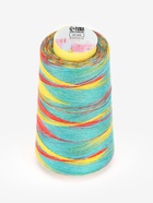 Нитки мультиколор, 40/2, 2700 м, полиэстер, разноцветные - Фото 9