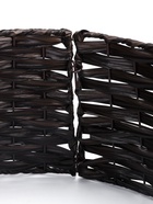 Корзина - юбка под ёлку «Плетёная», нижний d=50 см, тёмно-коричневая - Фото 4