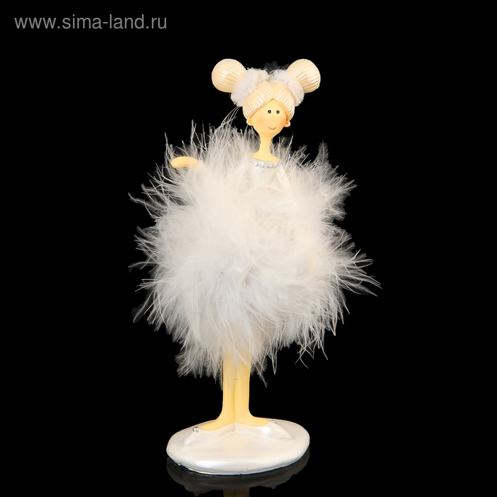 Сувенир "Балерина в пуховой юбке" МИКС, 7x4x20 см - Фото 1