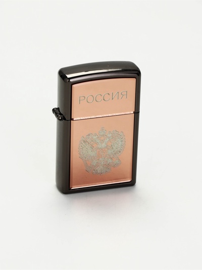 Зажигалка газовая "Россия", 6 х 4 х 1.4 см