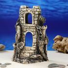 Декорация для аквариума "Башня с маленькими башенками'', 12 х 13 х 20 см, микс - Фото 1