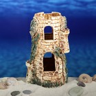 Декорация для аквариума "Башня с маленькими башенками'', 12 х 13 х 20 см, микс - Фото 5