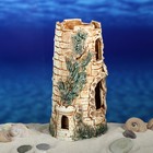 Декорация для аквариума "Башня с маленькими башенками'', 12 х 13 х 20 см, микс - Фото 6