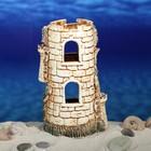 Декорация для аквариума "Башня с маленькими башенками'', 12 х 13 х 20 см, микс - Фото 7