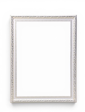 Рама для картин и зеркал Elegance de Lumi, 50×70 см, пластик, белая с золотом