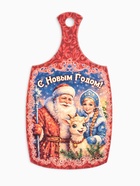 Доски разделочные сувенирные «Новогоднего чуда. Символ года», набор 3 шт., дерево, красные - Фото 5