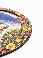 Доска разделочная сувенирная «Символ года. С Новым Годом!», d=25.5 см, дерево, разноцветная - Фото 3