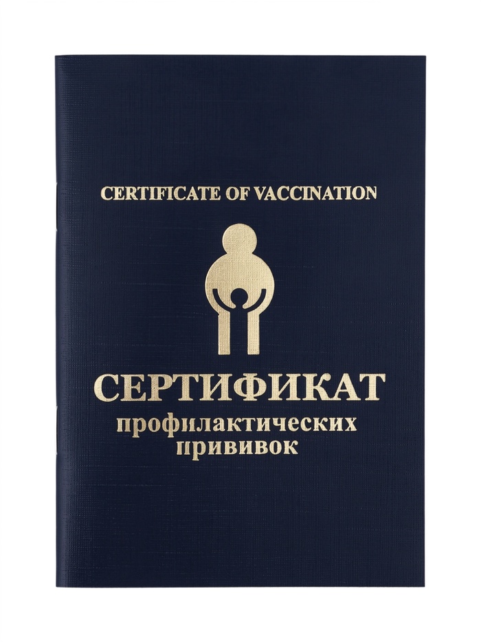 Прививочный сертификат, набор 2 шт.