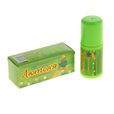 Гель-роллер от комаров «Лютоня», в коробке, 75 мл, «Лютоня»