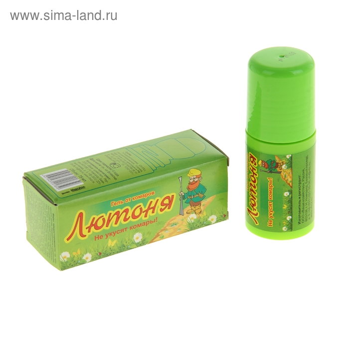 Гель-роллер от комаров «Лютоня», в коробке, 75 мл, «Лютоня» - Фото 1