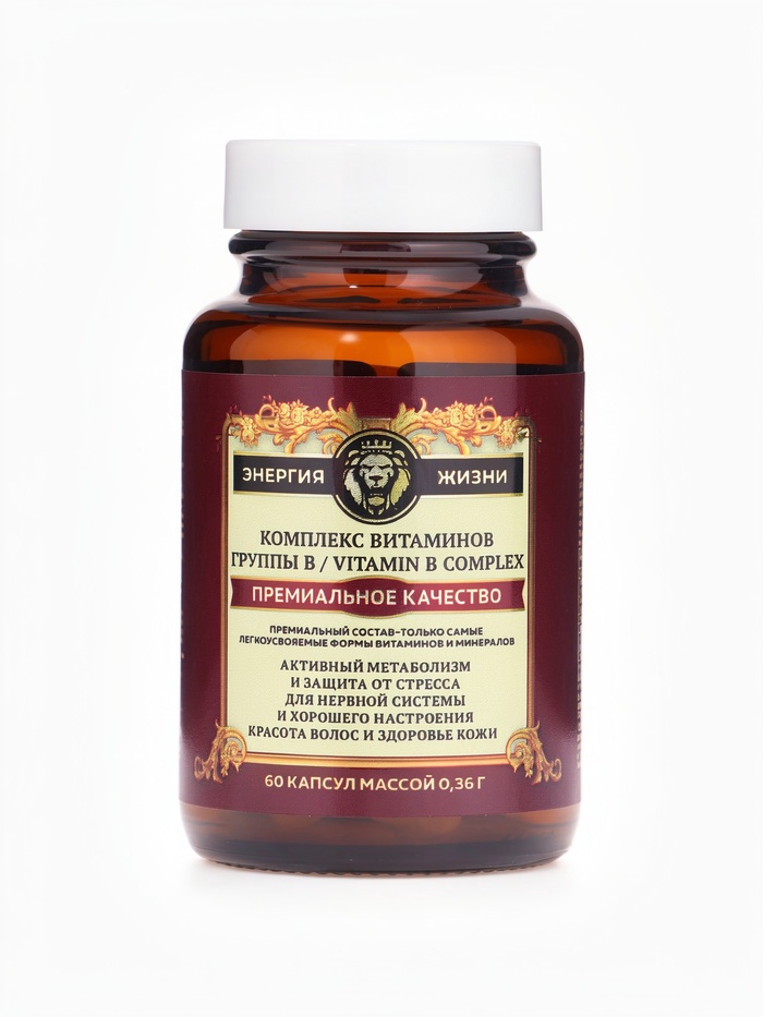 Витамин B комплекс Vitamuno Pro, 60 капсул - Фото 1