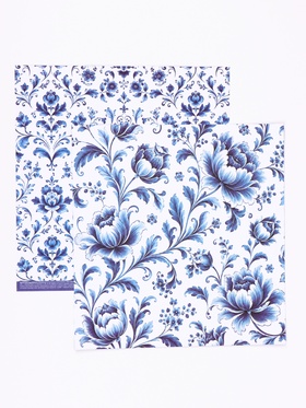 Бумага для скрапбукинга «Русские узоры», 180 г/м, 30.5×32 см
