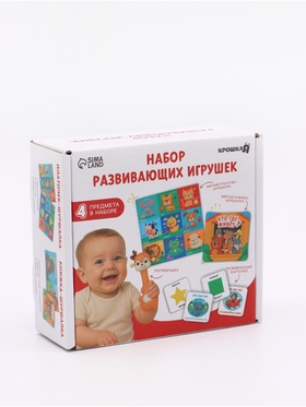 Набор развивающих игрушек, 4 предмета