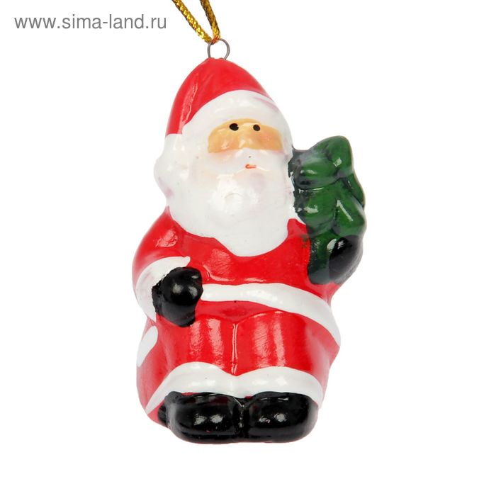 Сувенир "Дед Мороз с ёлочкой" с подвеской, МИКС 4,5×3,5×6 см - Фото 1