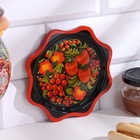 Тарелка «Малышка», 14×14×0,5 см. хохлома 1110208