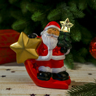 Сувенир "Дед Мороз с ёлочкой и звездой" световой  12,5×6×13 см - Фото 4