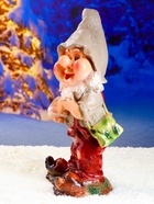 Садовая фигура из гипса «Гном с книгой», 30×28×70 см - Фото 13