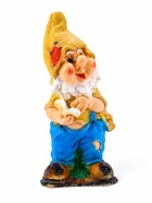 Садовая фигура из гипса «Гном с книгой», 30×28×70 см - Фото 3