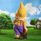 Садовая фигура "Гном с трубкой" 29х25х70 см - Фото 6