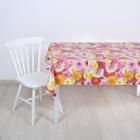 Клеёнка столовая на нетканой основе «Герберы», ширина 125 см, рулон 25 м - Фото 2