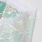 Скатерть на стол «Кружево», нетканая основа, многоразовая, с кружевом, 130×140 см - Фото 4