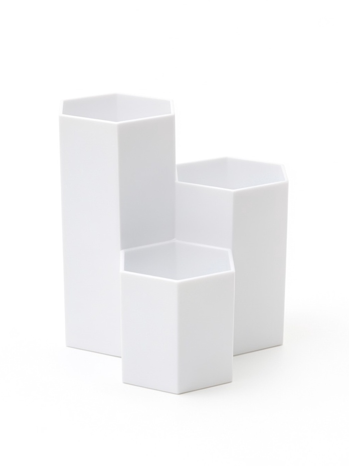 Органайзер для хранения, 3 секции, 12×11.5×11.5 см, пластиковый